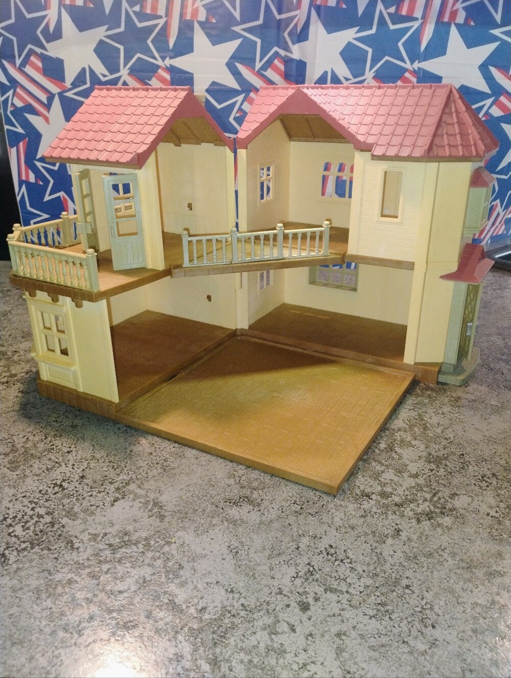 Calico Critter Vintage Red Roof Country Home Epoch Doll House